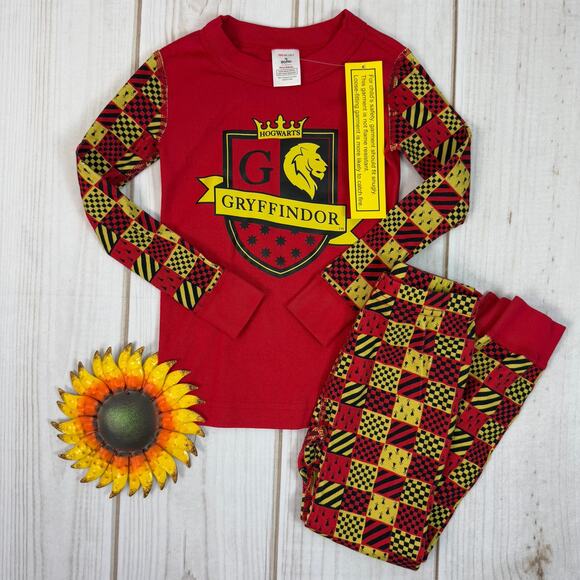 Hanna Andersson Other - Hanna Andersson Harry Potter Gryffindor Pajamas Set‎ Size 4 Red Yellow